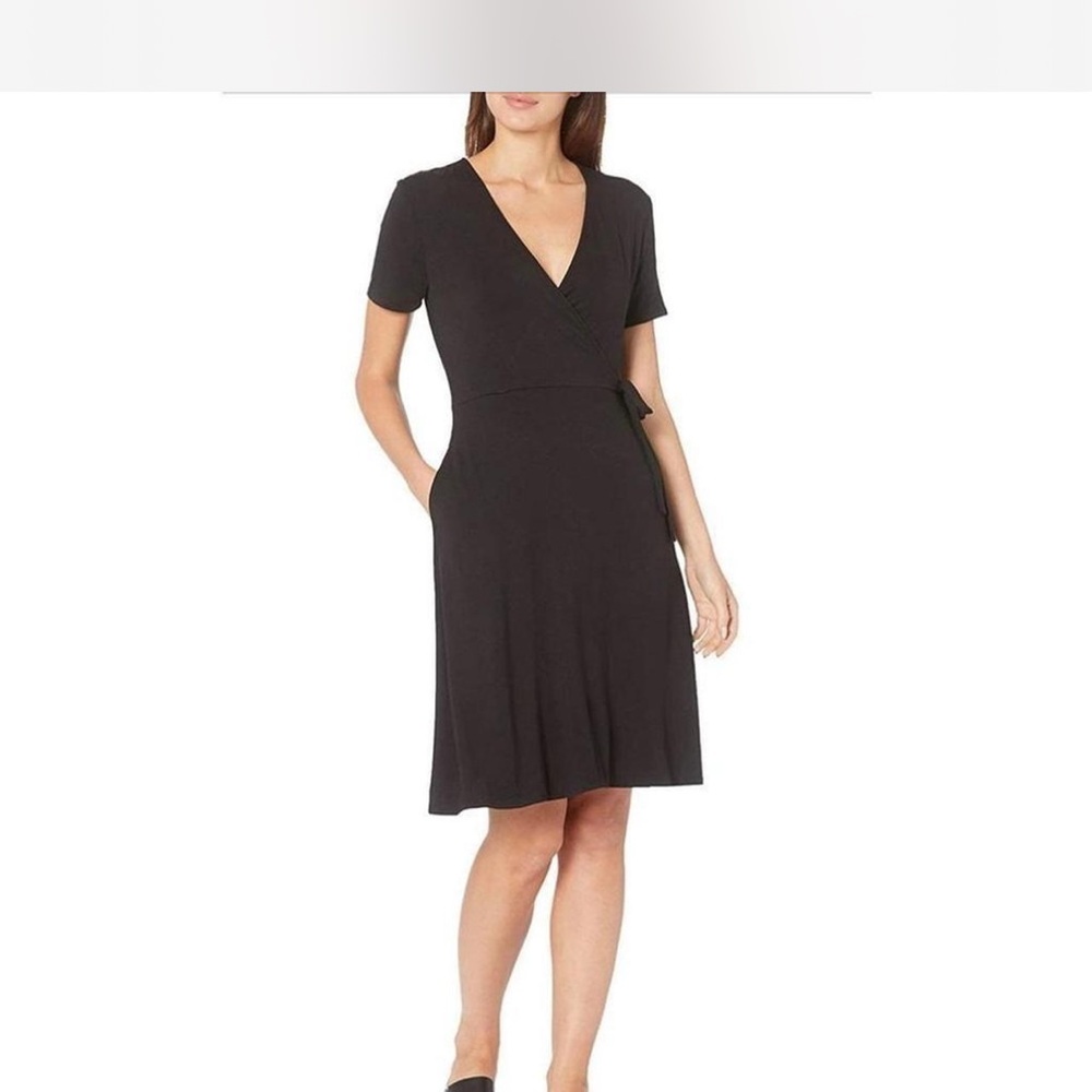 Black Wrap Dress